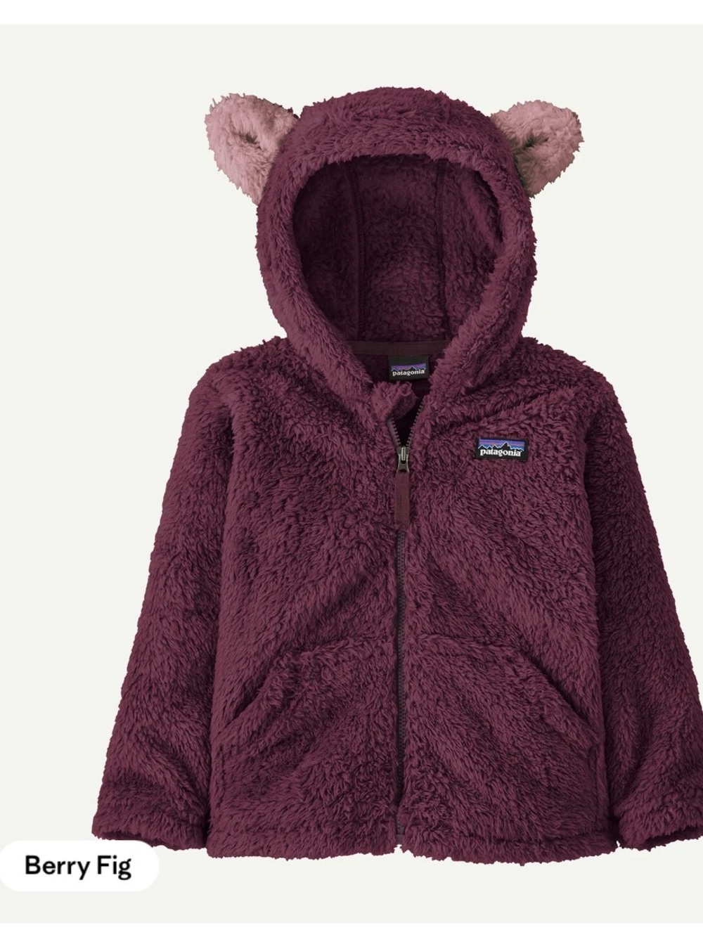Patagonia Kids Berry Fig Fleece Hoodie